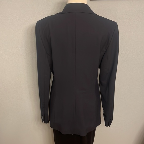 Lafayette 148 Perfect Navy 2 Button Blazer/Jacket Wool - Picture 7 of 12